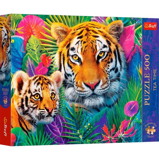Puzzle Trefl Tiger Im Dschungel 500 Teile