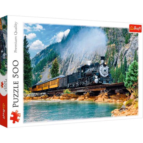 Trefl Train in the Mountain Puzzle 500 Teile