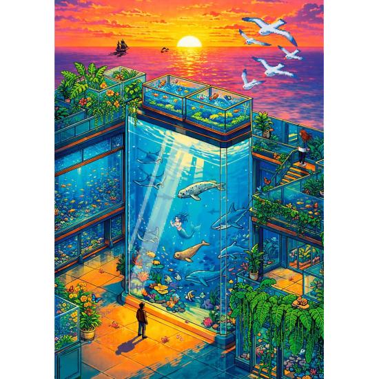 Puzzle Trefl Ein Blick In Die Tiefe 1000 Teile