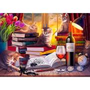 Puzzle Trefl Katzenabend 2000 Teile