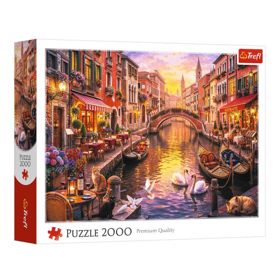 Puzzle Trefl Romantisches Venedig 2000 Teile