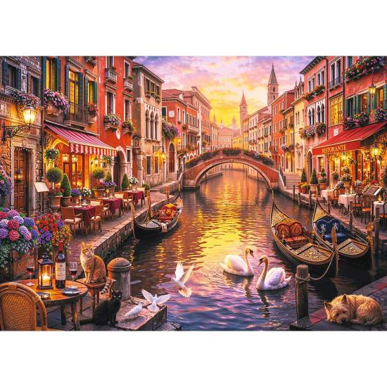 Puzzle Trefl Romantisches Venedig 2000 Teile
