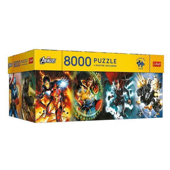 Puzzle Trefl Avengers Legenden In Aktion 8000 Teilen
