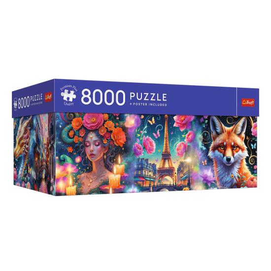 Puzzle Trefl Bunte Welt 8000 Teilen