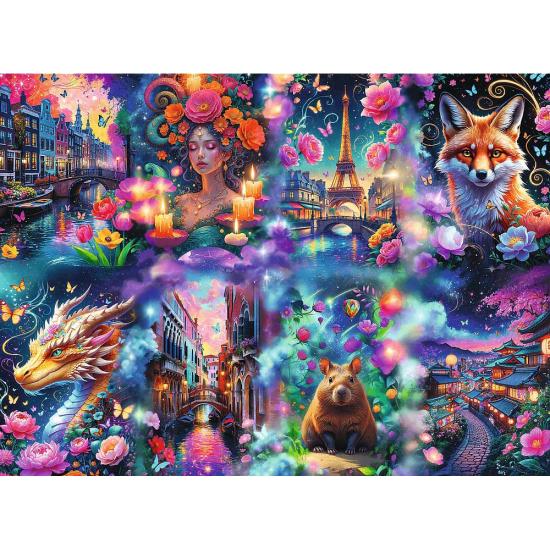 Puzzle Trefl Bunte Welt 8000 Teilen