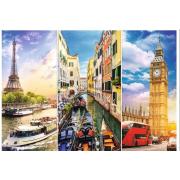 Trefl Puzzle Reise durch Europa mit 4000 Teilen