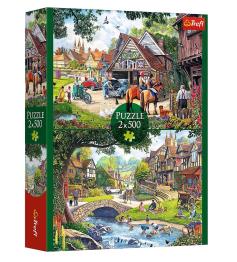 Puzzl Trefl Idyllisches Leben 2x500 Teile