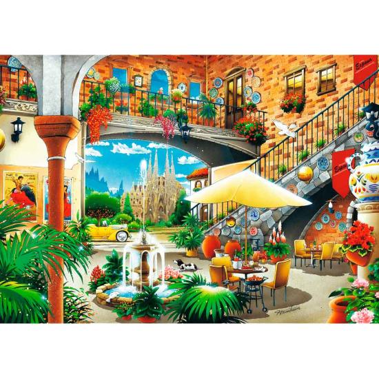 Trefl Ansicht von Barcelona Puzzle 2000 Teile