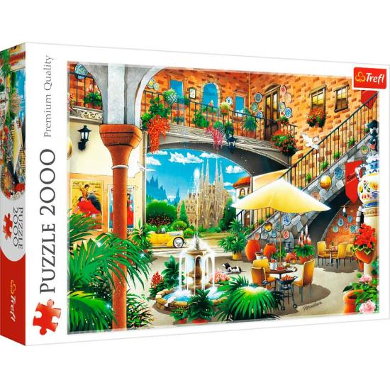 Trefl Ansicht von Barcelona Puzzle 2000 Teile