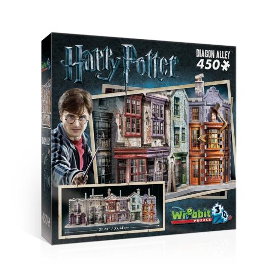 Wrebbit 3D-Puzzle Harry Potter Winkelgasse 450 Teile