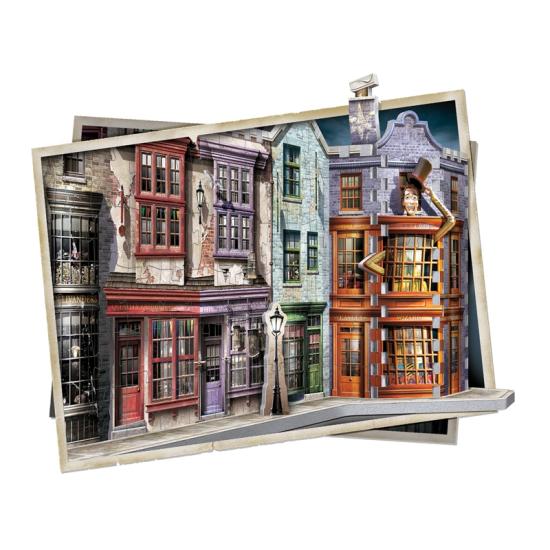 Wrebbit 3D-Puzzle Harry Potter Winkelgasse 450 Teile