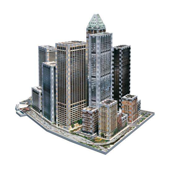 Wrebbit Manhattan Financial City 3D-Puzzle 925 Teile