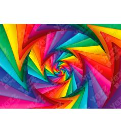 Yazz Kompliziertes Regenbogen-Puzzle mit 1000 Teilen