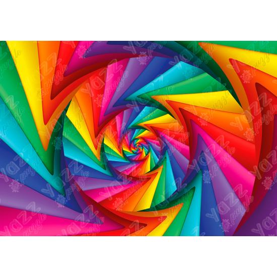 Yazz Kompliziertes Regenbogen-Puzzle mit 1000 Teilen