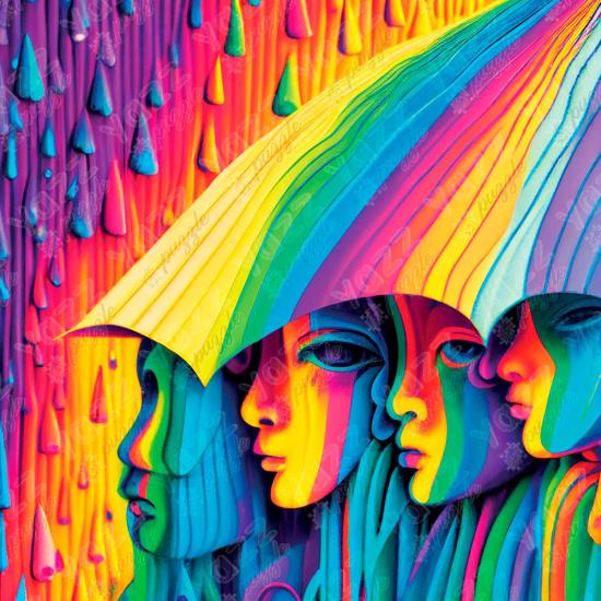 Yazz Regenbogen-Puzzle mit 1023 Teilen