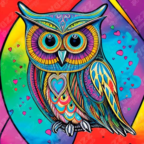 Yazz Böhmisches Eulenpuzzle mit 1023 Teilen