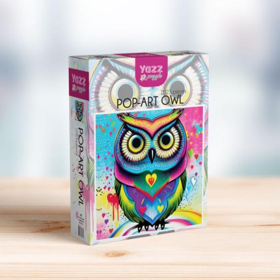 Yazz Owl Pop-Art-Puzzle mit 1023 Teilen