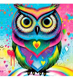 Yazz Owl Pop-Art-Puzzle mit 1023 Teilen