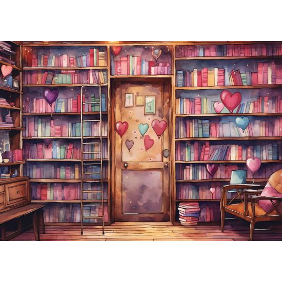 Puzzle Yazz Romantische Bibliothek 1000 Teile