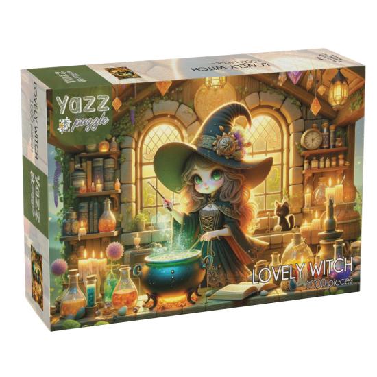 Puzzle Yazz Liebliche Hexe 1000 Teile