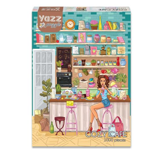 Puzzle Yazz Gemütliches Café 1000 Teile