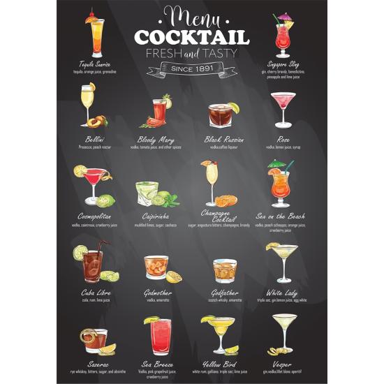 Puzzle Yazz Cocktails 1000 Teile