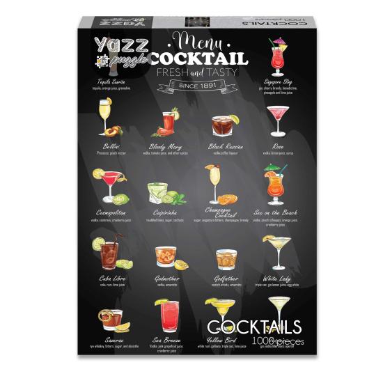 Puzzle Yazz Cocktails 1000 Teile