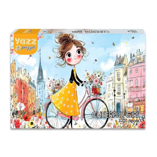 Puzzle Yazz Fröhliches Mädchen 1000 Teile