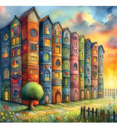 Puzzle Yazz Buchstadt mit 1023 Teilen