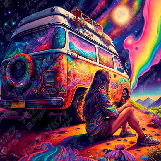 Yazz-Puzzle „Betrachte den Himmel“ aus 1023 Teilen