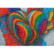 Yazz Regenbogenherz-Puzzle 1000 Teile