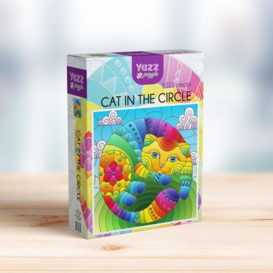Yazz Cat in the Circle Puzzle 1023 Teile
