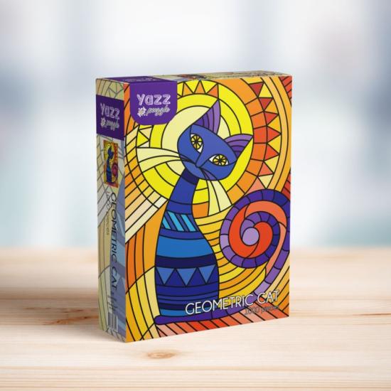 Yazz Geometrisches Katzenpuzzle 1000 Teile