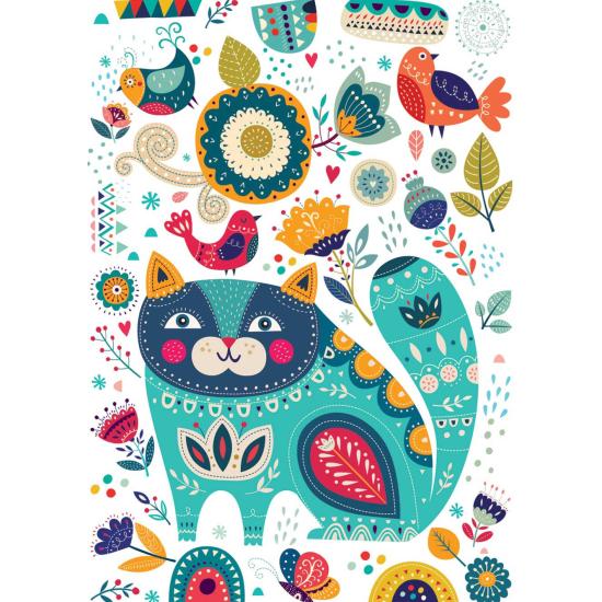 Puzzle Yazz Katze & Vögel 1000 Teile