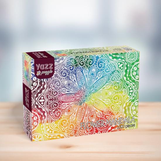 Yazz Mandala-Blumen-Puzzle 1000 Teile